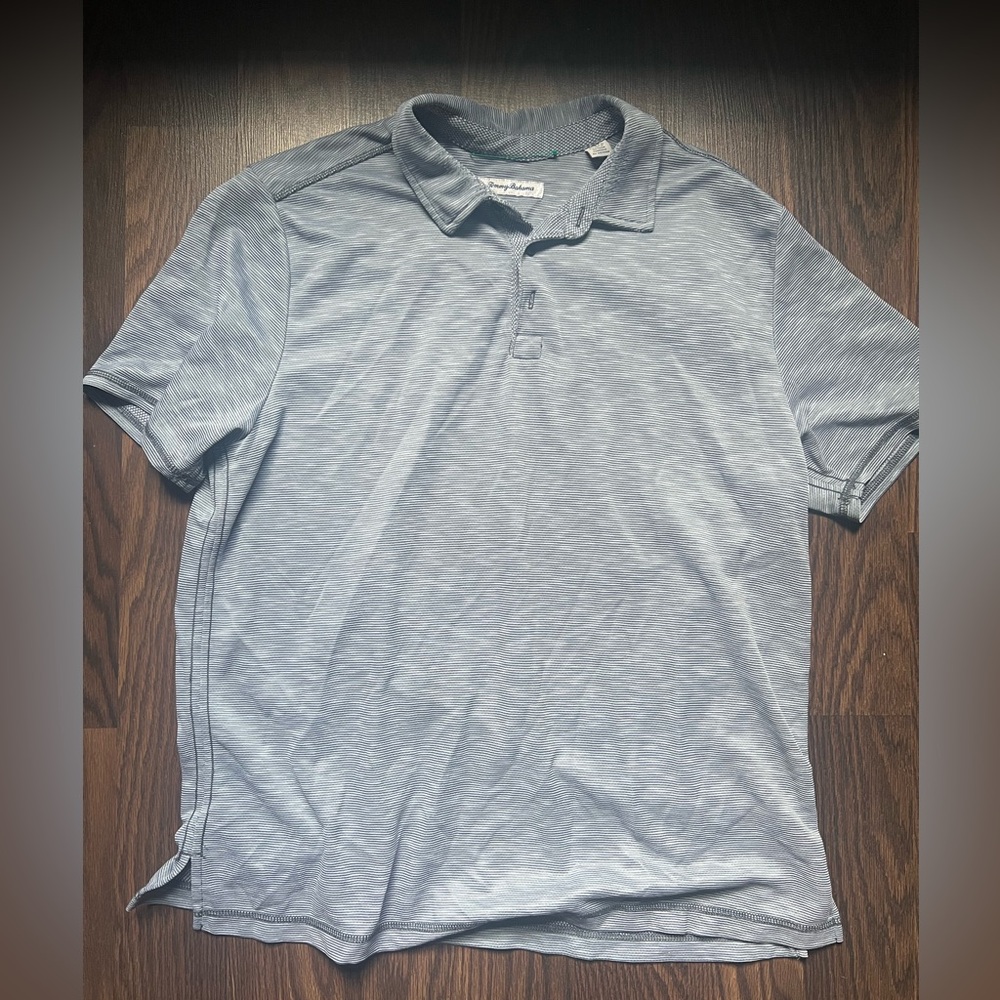 TOMMY BAHAMA MENS GREY POLO Size XL